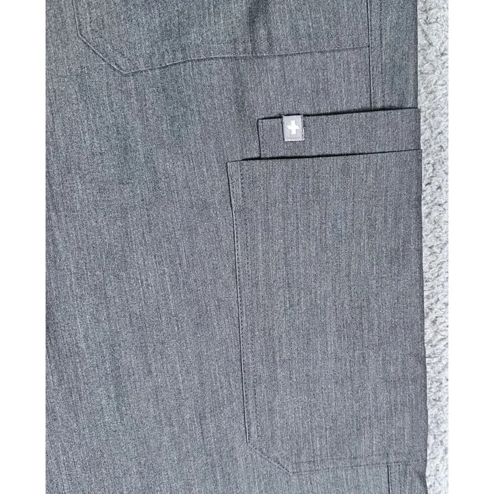 FIGS Cairo Cargo Scrub Pants Men's XL Graphite Gray FIONx Straight Leg Workwear